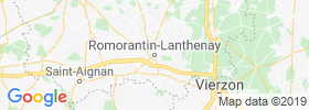 Romorantin Lanthenay map